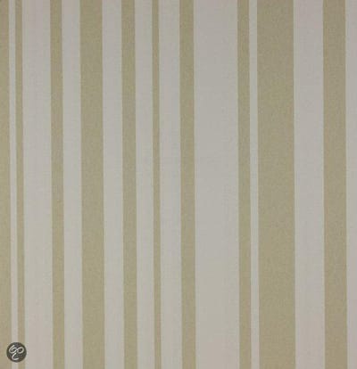 Dutch Wallcoverings Strepen - Beige/wit