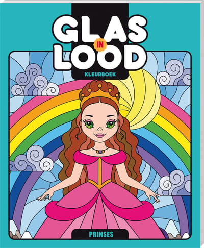 Kleurboek Glas in lood - Prinses
