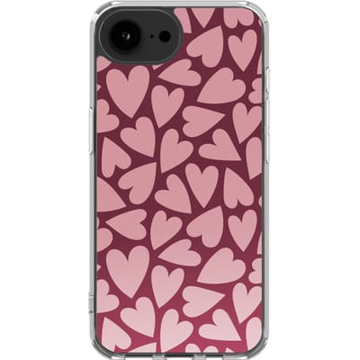 imoshion Hoesje - Geschikt voor Apple iPhone 17e / 16e - Design hoesje - Hearty Blush