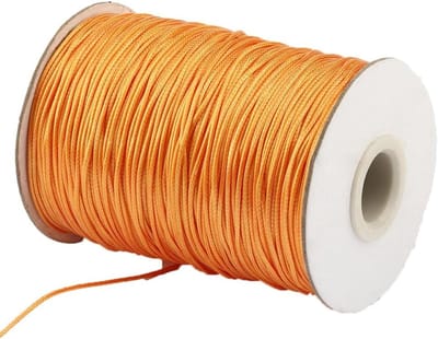 Kleurrijk elastisch nylon waxkoord voor armbanden en halskettingen - 4 mm x 40 m, ideaal voor sieraden en handwerk