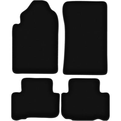 BASIC zwarte veloursmatten voor: SsangYong Rexton II SUV (2006-2012)