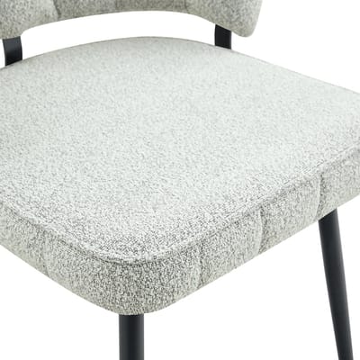 MODENUIT Eettafelset 107 cm - Ronde Tafel met Dubbele Opberglagen - Voor Eetkamer - MDF en Metaal - Lichtbeige