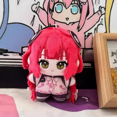 10cm Ukinami Yuzuha Pluche Poppen Sleutelhanger Mini Zenless Zone Zero Alice Thymefield Sleutelhanger Pluche Speelgoed Rugzak Verjaardagscadeau Kinderen