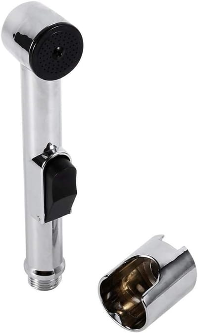 Handdouche Bidet Set voor Badkamer, Draagbare Chroom Geplateerde ABS Shattaf, Toiletdouche Spray voor Hygiënisch Gebruik