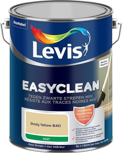 Levis - Easyclean Tegen Zwarte Strepen Mix - Shady Yellow B40 - Mengverf - 5 L
