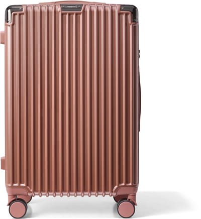 Voyagoux® - Reiskoffer Medium - 70L - Koffers - Trolley - Reiskoffer met wielen – Rose gold