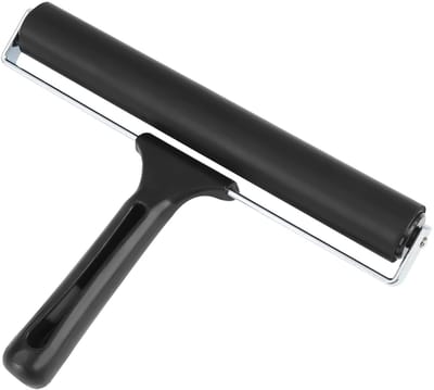 Dailygoods- Rubber Brayer 20cm - Roller - Borstel - Inking Tool - Olieverf - Kunstgereedschap - Hoogwaardige kwaliteit - Afdrukroller