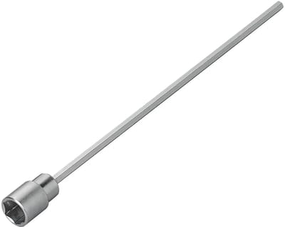 ProPlus Verlengadapter - 340mm/19mm - Voor Hoeksteun - Pootsleutel Accuboor - Caravan - Staal