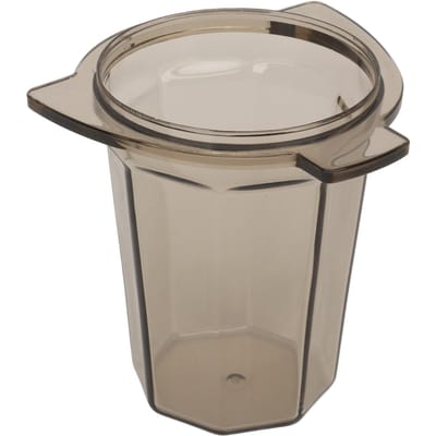 51mm Koffie Doseerbeker 100ml Koffiepoeder Voeder Snuffelbeker Verdikt PC Antistatisch Transparant Gray beige