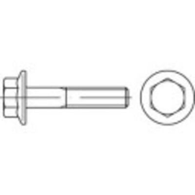 TOOLCRAFT 148367 Zeskantbouten met flens M10 30 mm Buitenzeskant Staal Gelamelleerd gecoat 100 stuk(s)