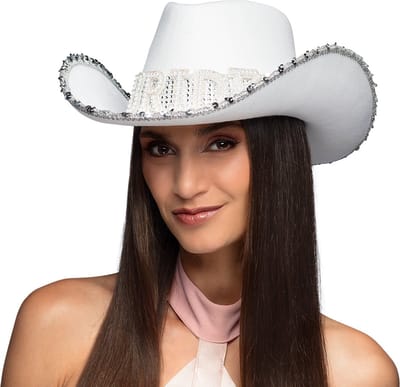 Boland - Hoed 'Bride' - 58 - Volwassenen - Vrouwen - Cowboy - Indiaan