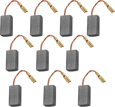 Set van 10 koolborstels voor elektrische motoren, geschikt voor Bosch A86C, S1M-Ff03-100A/6-100 - 5 x 8 x 15, vervangingsonderdelen voor gereedschap