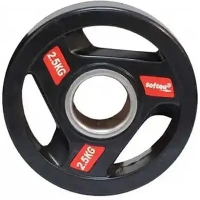 Softee Olympische Schijf 2.5kg Zwart 2.5 kg