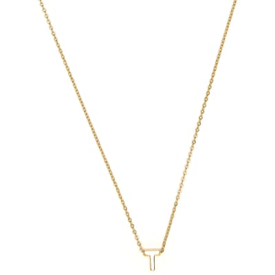 Luxenter Ketting met 18-karaats geelgouden afwerking - Alphabet