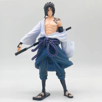 Figurines Uchiha Sasuke Manga Naruto Figurine Anime Modèle Classique Uzumaki Naruto Ornement de Bureau Objet de Collection Décoration de Chambre Cadeaux