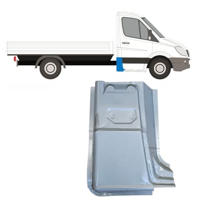 Reparatiepaneel achter hoek voor Mercedes Sprinter 2006-2018 / Rechts