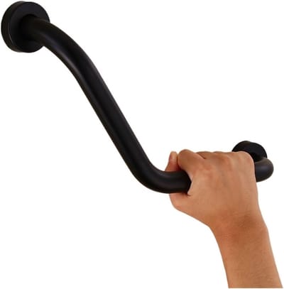 Badkuiparm - Veilige grip - Veilig bewegen - Roestvrij staal - 43 cm - Zilver