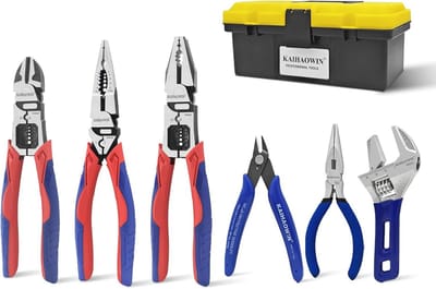 Tangenset 6-delig - Gereedschapsset met Koffer voor Reparaties en Huishoudelijk Gebruik