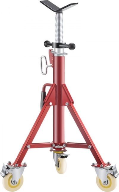 Onderstelbok Met V-Kop - 400kg Draagvermogen - Verstelbaar & Mobiel