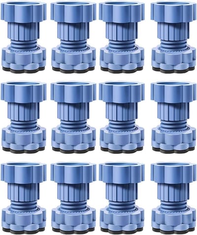 Wasmachine Voetjes - Apparaat Stabilisatoren - Apparaten Dempen - Ruisonderdrukkend - 8 of 12 stuks - Zwart