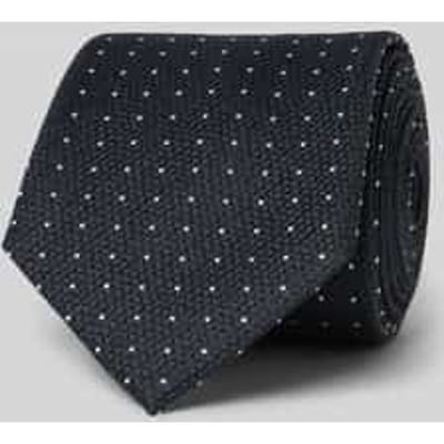 Stropdas van pure zijde met labeldetail