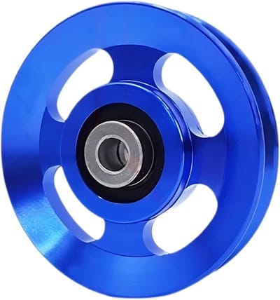 Koppel Katrol - Fitness Rol - Fitnessapparatuur Onderdeel - Hoge Draagkracht - 114-115 mm - Blauw