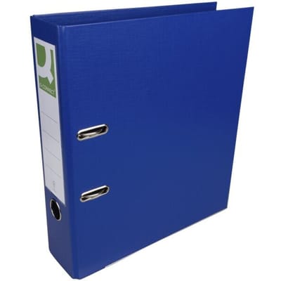Q-CONNECT ordner, voor ft A4, volledig uit PP, rug van 8 cm, donkerblauw