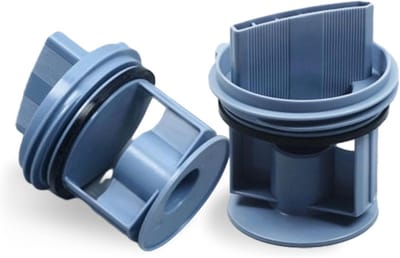 Allecto Plus - Set van 2 wasmachine filters voor pluizen en afvoer - eenvoudige installatie - compatibel met diverse wasmachine modellen van bekende merken