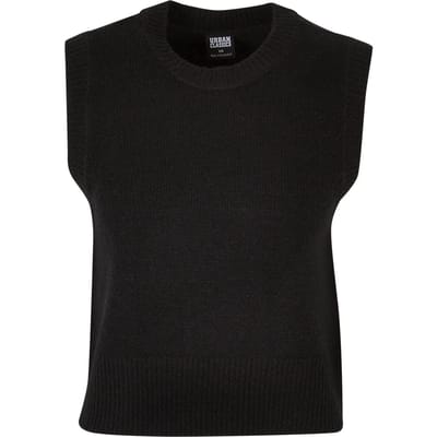 Urban Classics - Knit Slipover Gilet - XS - Zwart