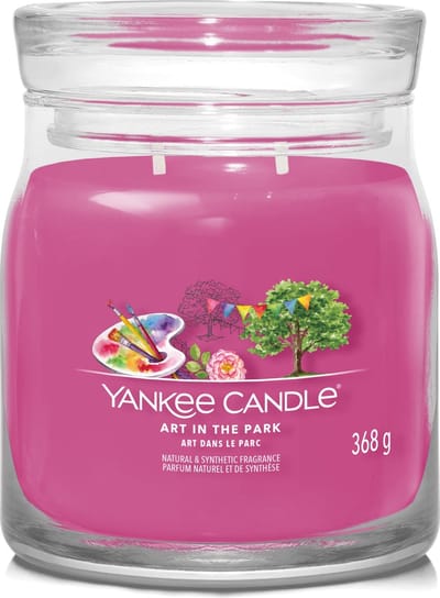Yankee Candle - Art In The Park Medium Geurkaars - 50 branduren - 2 lonten