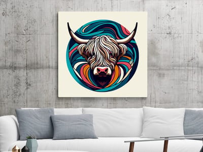Kunstprint | Wanddecoratie | Dibond | 50 × 50 cm