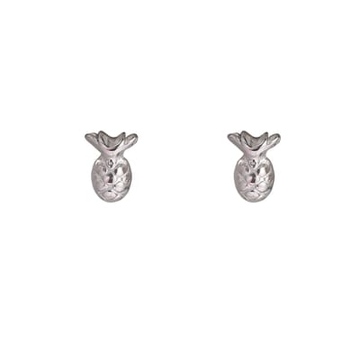 Go Dutch Label Oorknoppen Fish Stud Zilverkleurig