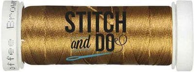 Koffiebruin Linnen Garen Stitch & Do