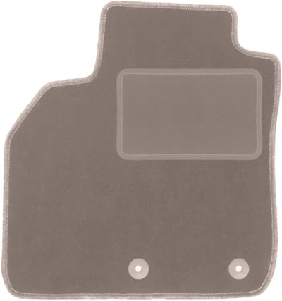 Beige bestuurdersmat voor: Renault Grand Scenic III 7-zits (2009-2015)