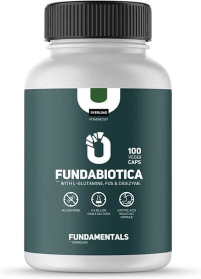 Fundamentals biotica supplementen - Met L-Glutamine, FOS & Digezyme - 100 Veggi Caps