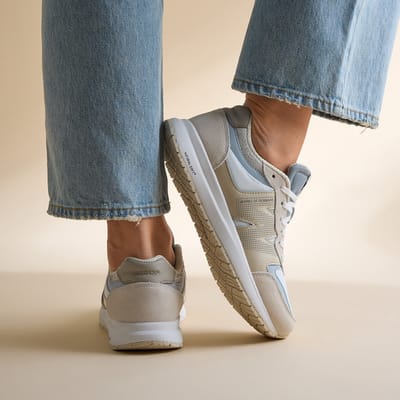 Woden Woden Rigmor Sneakers beige Leer