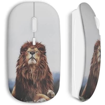 Souris sans Fil Lion vintage