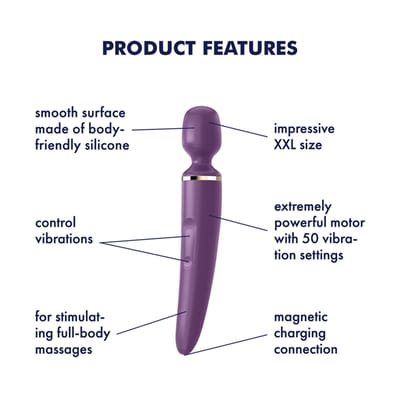 Satisfyer 'Wand-er Woman', 34 cm