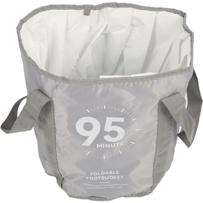 Bassin de bain de pieds pliable Multifonctionnel Imperméable Portable Seau de trempage pour les pieds pour le camping white