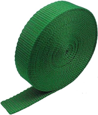 Singelband Polypropyleen - Grof Band - Riemen Maken - Sterk Materiaal - 38mm Breed 10m - Smaragdgroen