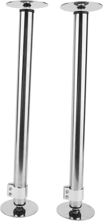 Gootsteen Ondersteuning - Reparatie Beugels - Keuken Stabiliteit - Verstelbaar Ontwerp - 45-78 cm - Zilver