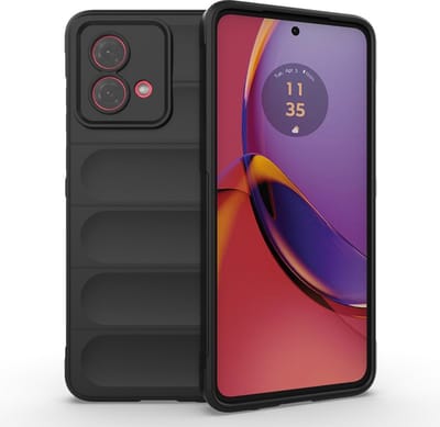 Coverup Hoesje - Geschikt voor Motorola Moto G84 Hoesje - Coverup Hands-On Rugged Back Cover - Zwart