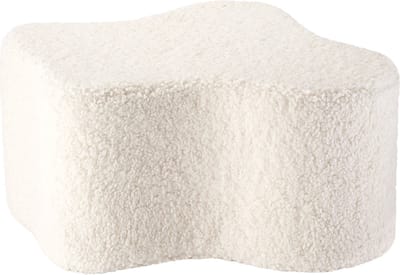 Pouffe Cloud White White