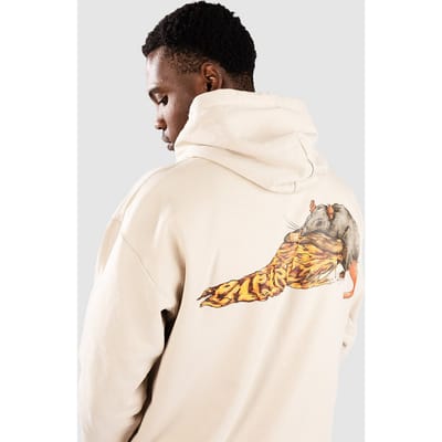Empyre Pizza Rat Hoodie bruin
