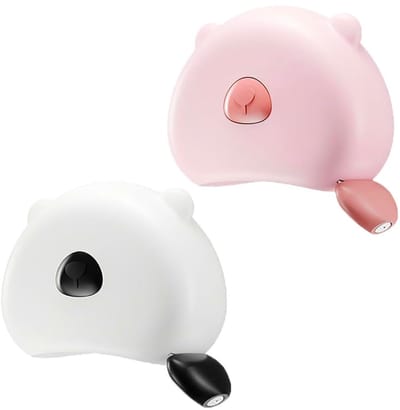 Intrekbaar Meetlint - Flexibele Meter - Naaiwerk Meten - Dubbele Schaal - 150 cm - Roze Wit