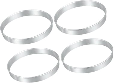 Dailygoods- Middennaaf Ringen 4 Stuks - Aluminiumlegering - Binnendiameter 72,6 mm - Buitendiameter 74,1 mm - Dikte 10 mm - Eliminatie van Trillingen - Naafringen