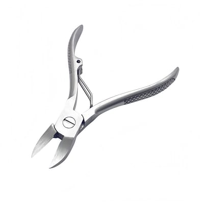 Decopatent - Nailcutter Pro - Professionele Nagelschaar - Nageltang voor Kalknagels en Hoekjes - Hoektang met Dubbele Overbrenging - Sterke Dubbelscharniertang - Teennagel knipper - Afm. 5.2x0.7x10.5 Cm