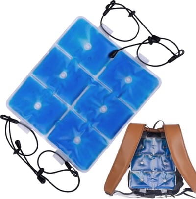Gel Koelpads - Herbruikbaar - Verkoeling Bieden - Flexibel Ontwerp - 24.5 x 22 cm - Blauw