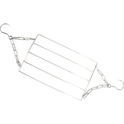 Wasknijperrek Roestvrij Staal Multifunctioneel Ophangbaar Zilver Kledingdroogrek voor het Ophangen van Kleding Handdoeken Sokken Type 1 white