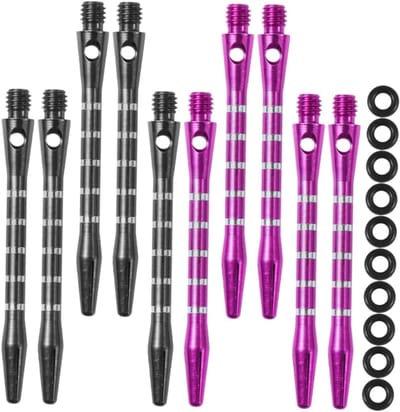 Dart Stangen Set - Dart Accessoires - Precisie Werpen - Duurzame Aluminiumlegering - 5.5CM Lengte - Gemengde Kleuren